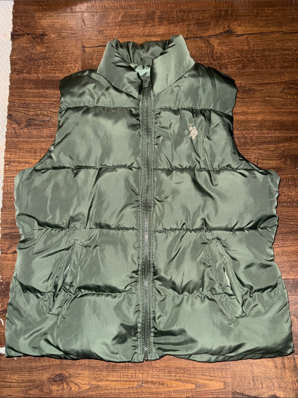 US Polo Assn. Full Zip Puffer Vest Ski Active